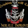 Drinking Will Continue Pirate Flag 3x5ft Poly