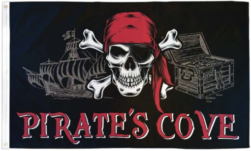 Pirate's Cove Pirate Flag 3x5ft Poly