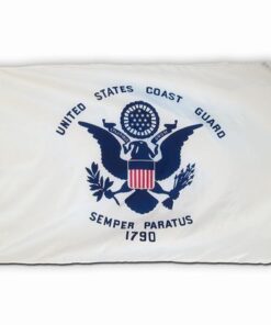 Perma-Nyl 8'x12' Nylon Coast Guard Flag, U.S Coast Guard 8'x12' Nylon Flag