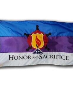 Honor and Scartifice Flag 3'x5', 3' x 5' Honor and Scartifice Flag Nylon, Honor & Scartifice 3'x5' Nylon